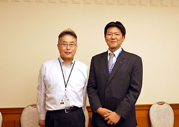 八木橋　泰仁氏と山口毅